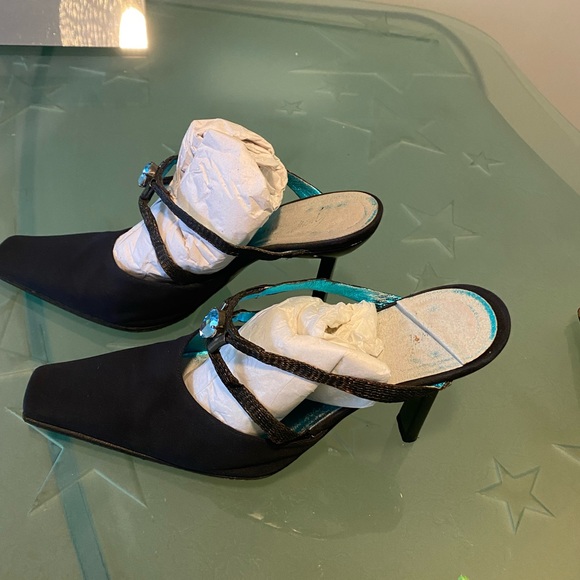 Giuseppe zanotti aquamarine stone heels - Picture 4 of 14